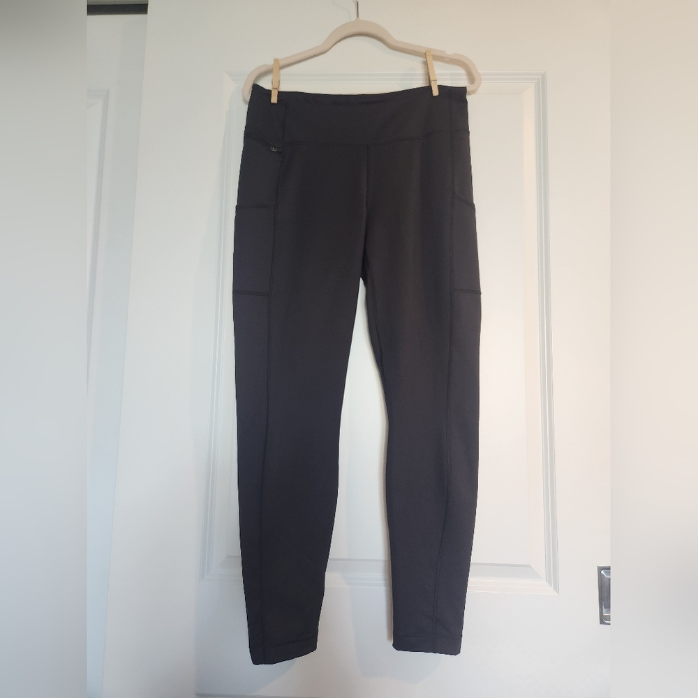 Patagonia Women's Thermal "Pack Out Tights" Leggings with Pockets, Size L